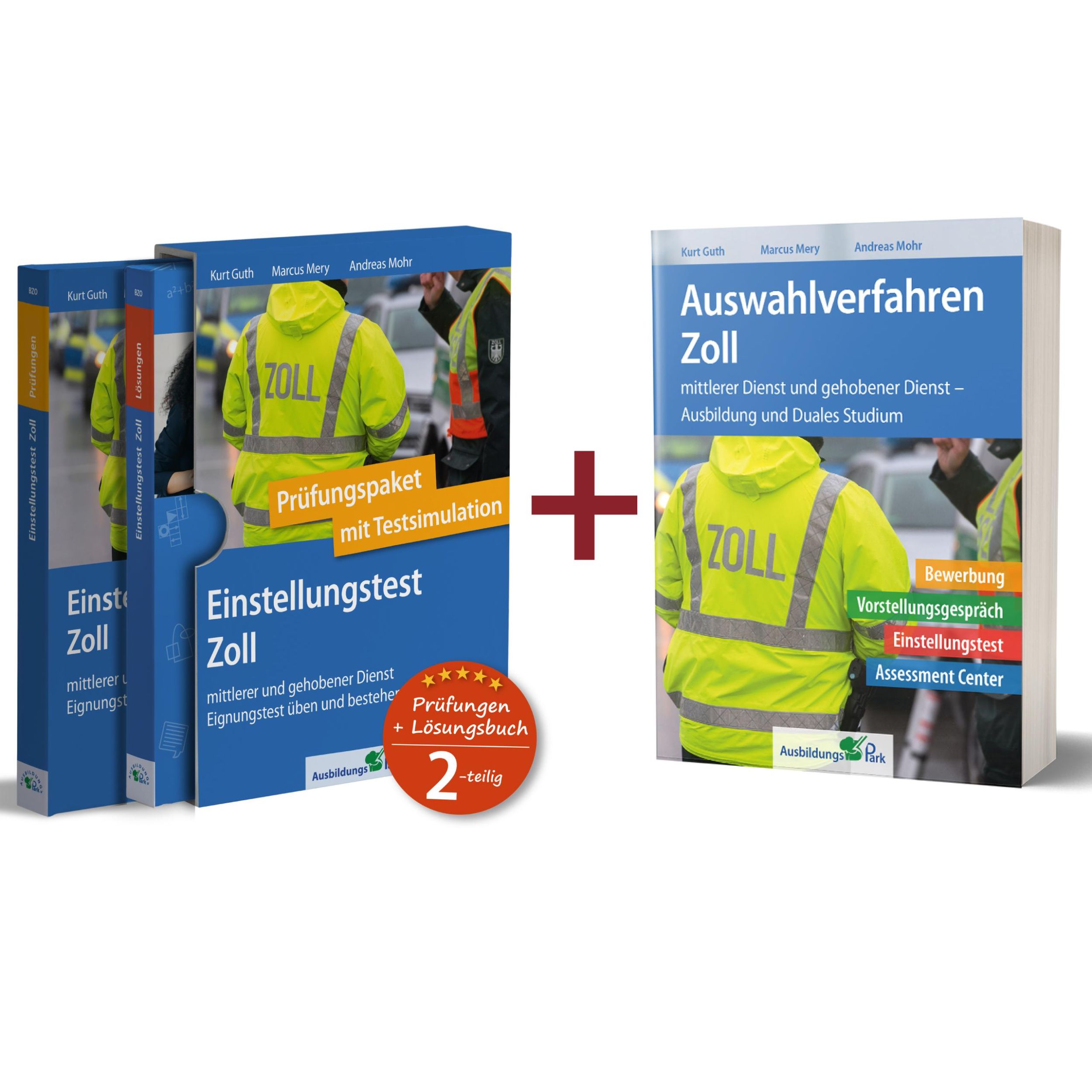 Cover: 9783956242038 | Paket - Einstellungstest + Auswahlverfahren Zoll | Kurt Guth (u. a.)