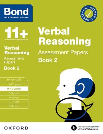 Cover: 9780192777447 | Bond 11+ Verbal Reasoning Assessment Papers 9-10 Years Book 2: For...