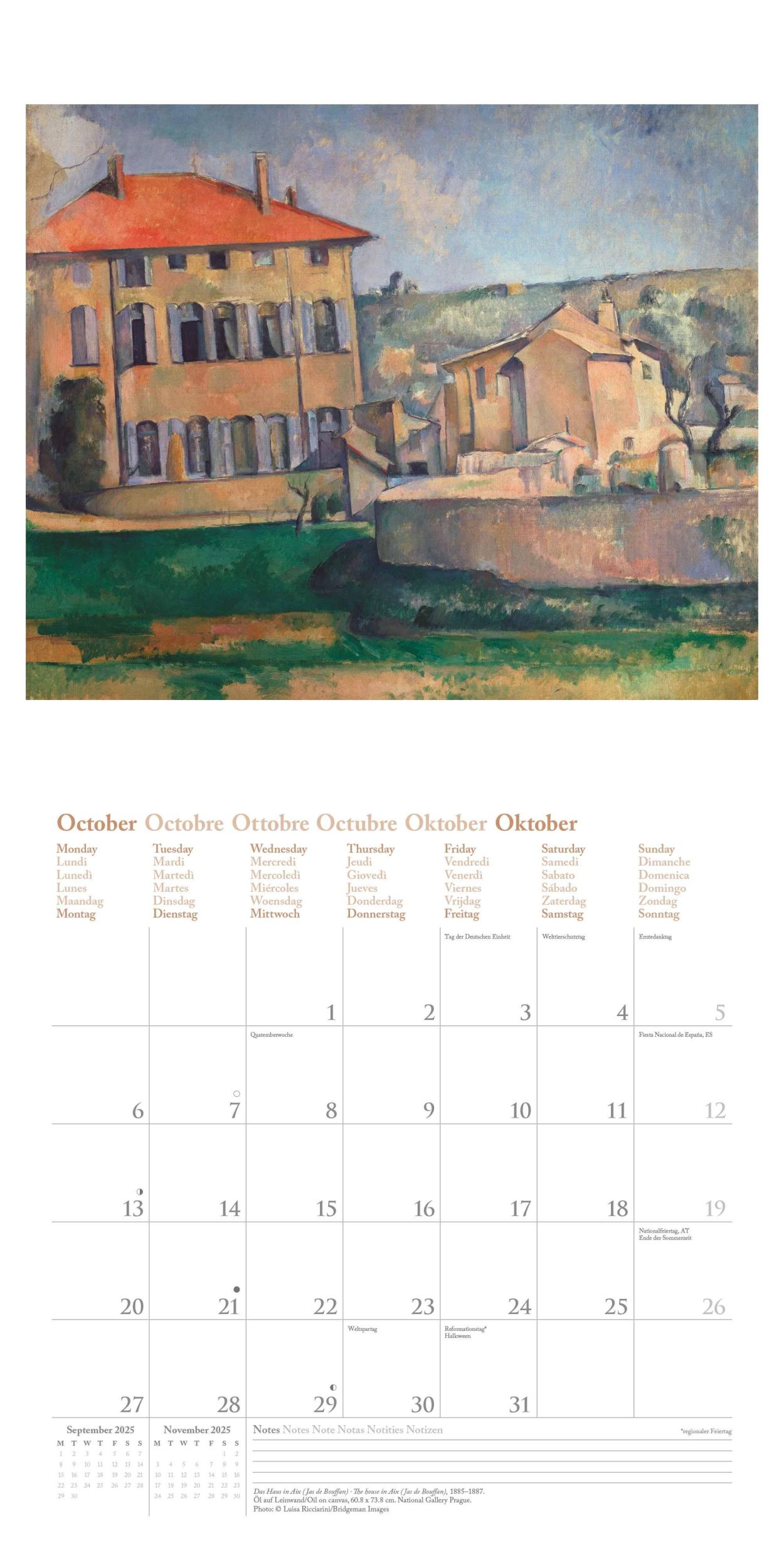 Bild: 4002725994943 | Paul Cézanne 2025 - Wand-Kalender - Broschüren-Kalender - 30x30 -...