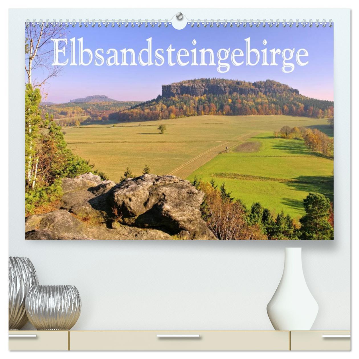 Cover: 9783435705085 | Elbsandsteingebirge (hochwertiger Premium Wandkalender 2025 DIN A2...