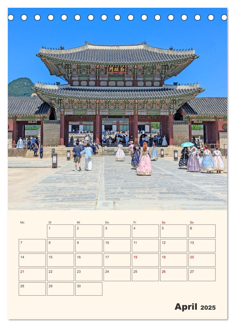 Bild: 9783457205358 | Entdecke Seoul (Tischkalender 2025 DIN A5 hoch), CALVENDO...