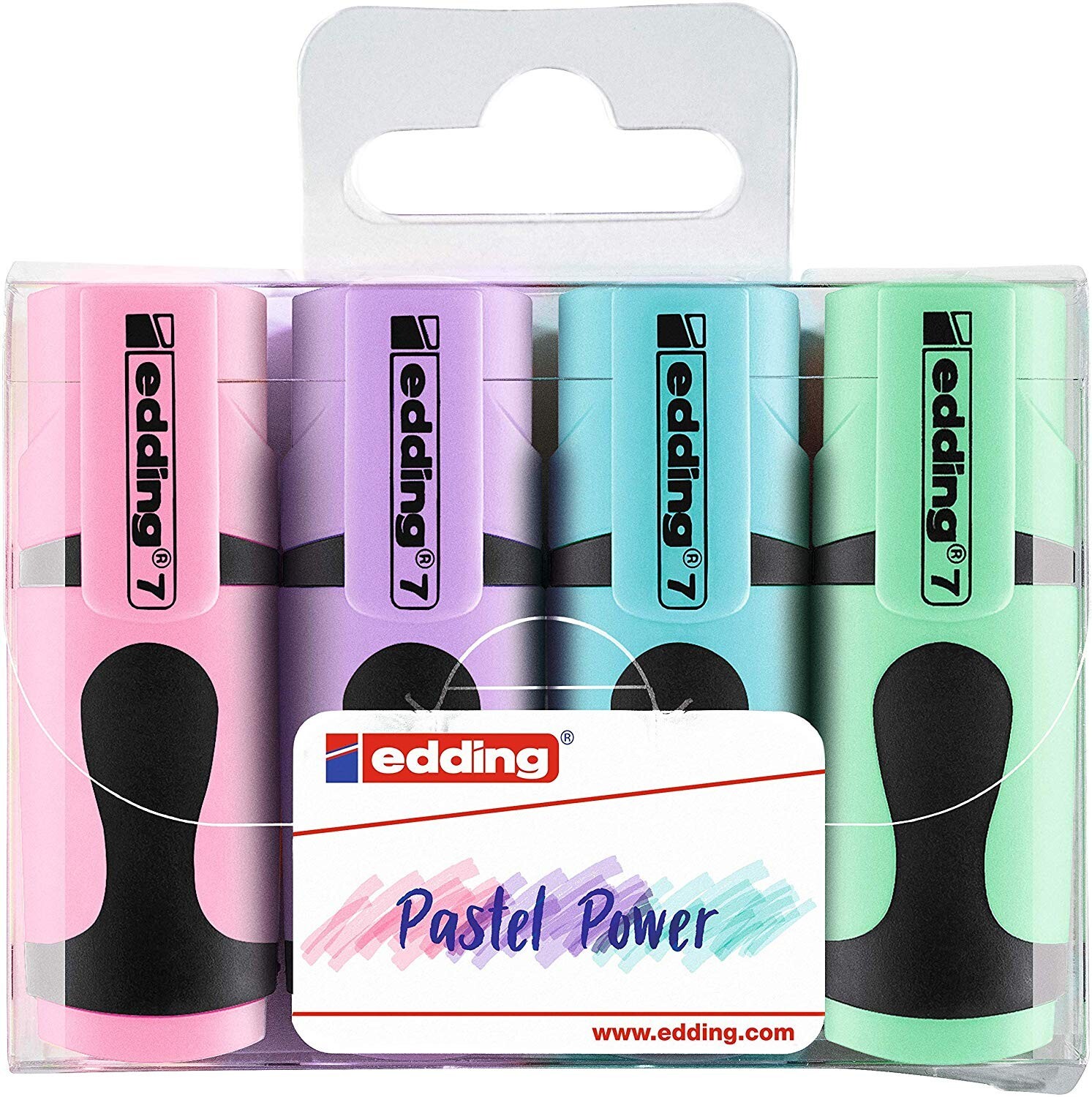 Cover: 4057305023322 | Edding Textmarker 7 Mini Pastel Power, 4er Set | 4-7-4099 | 2020