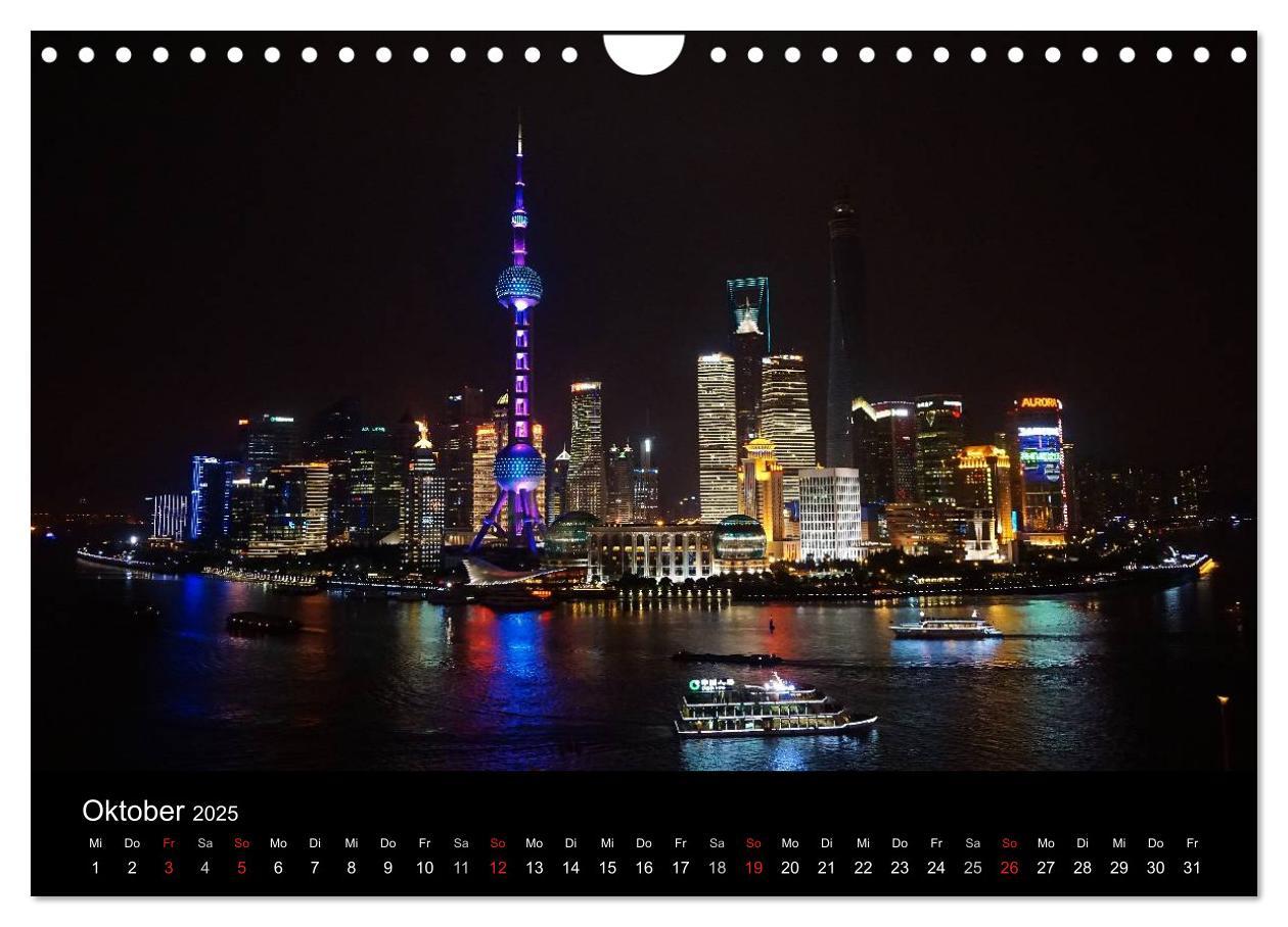 Bild: 9783435545391 | China 2025 - Metropolen und Landschaften (Wandkalender 2025 DIN A4...