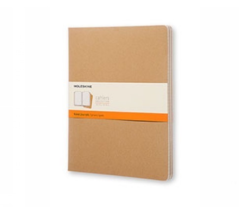 Cover: 8055002851473 | Moleskine Cahier, 3er Set, XXL, Liniert, packpapierbraun | Broschüre