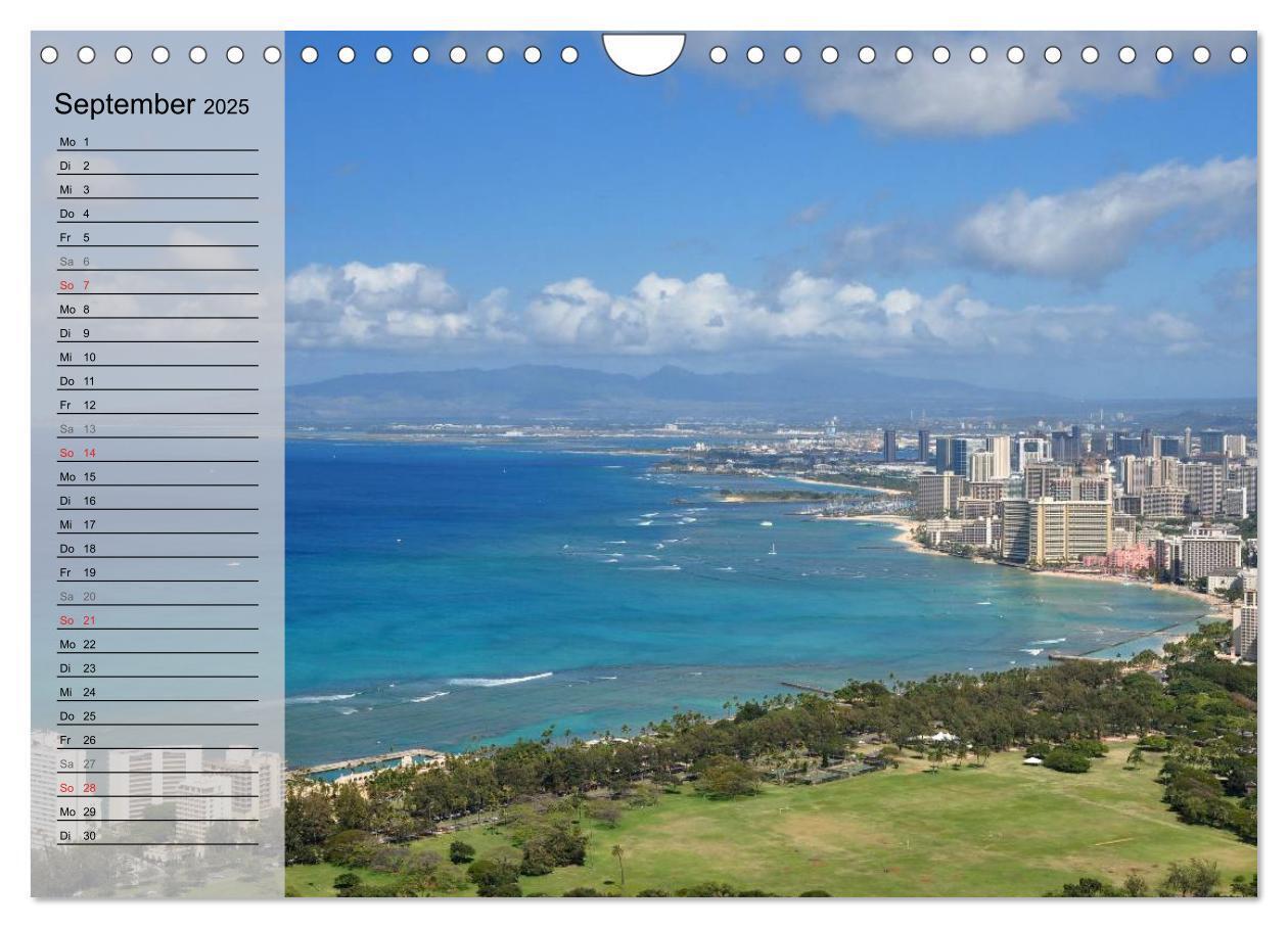 Bild: 9783435783649 | Land of Aloha - Hawaii Monatsplaner (Wandkalender 2025 DIN A4...