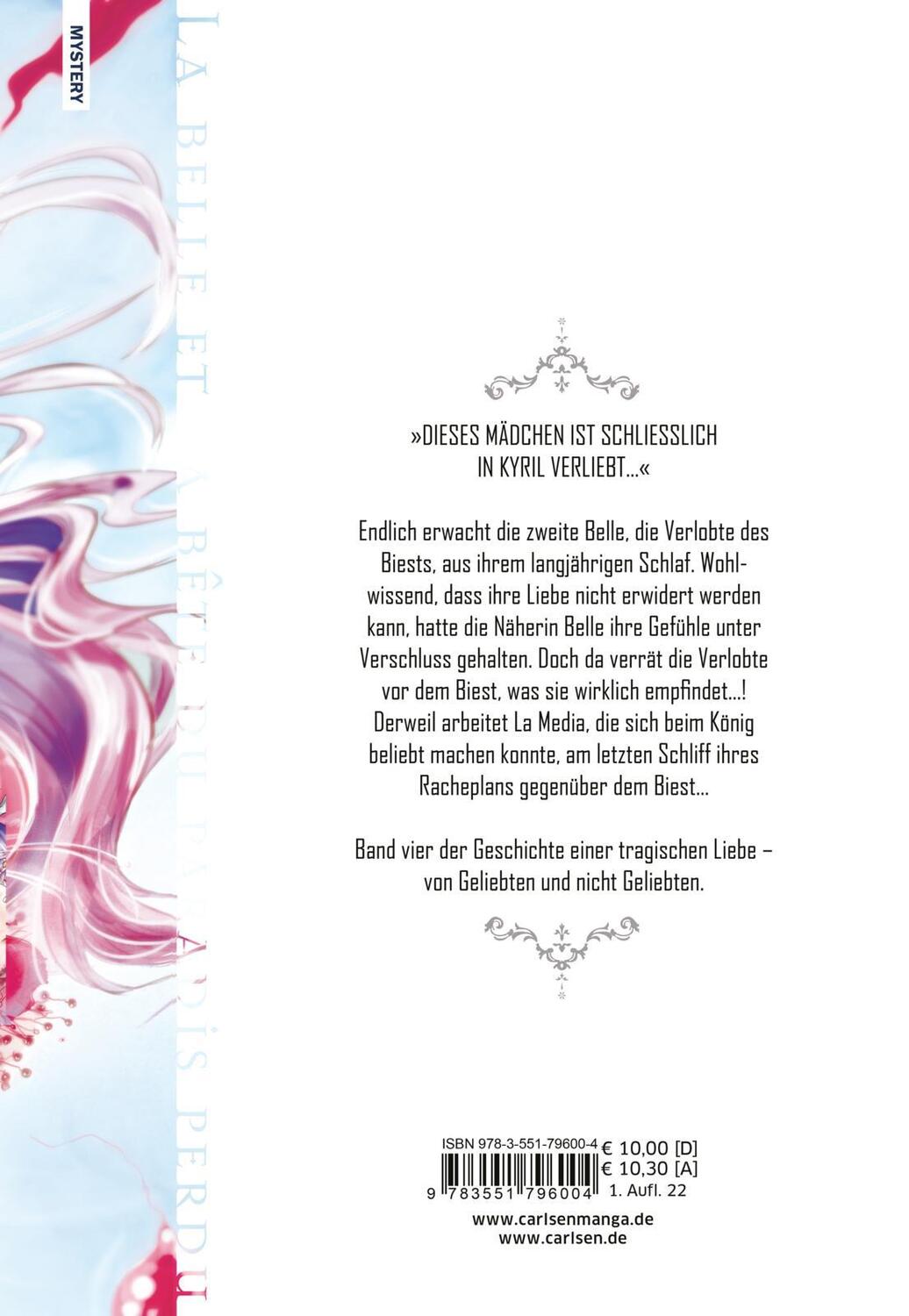 Rückseite: 9783551796004 | Belle und das Biest im verlorenen Paradies 4 | Kaori Yuki | Buch