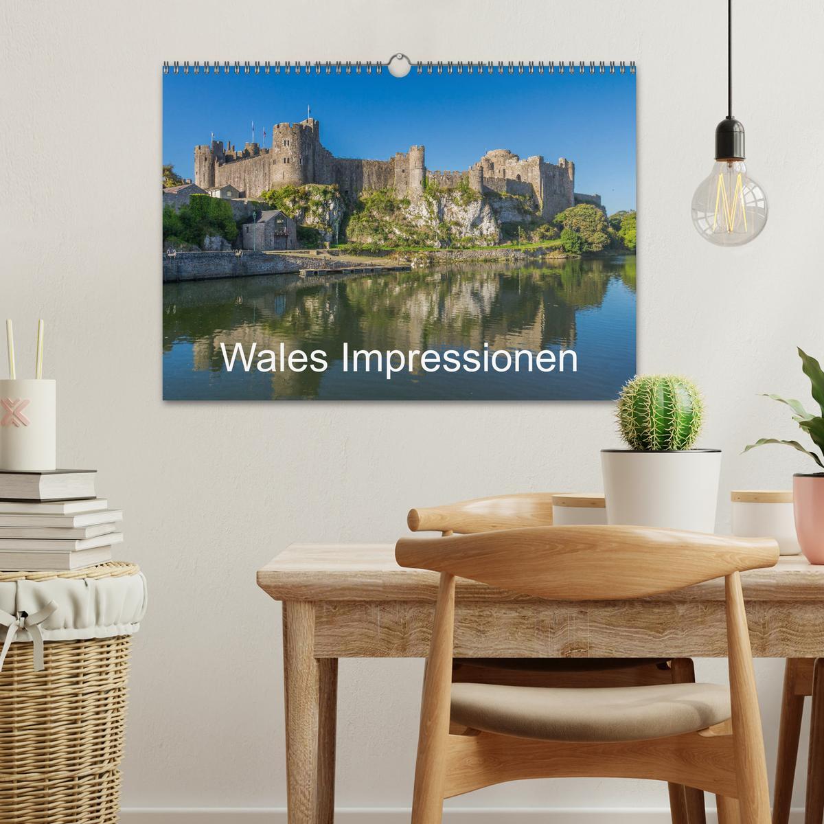 Bild: 9783435366958 | Wales Impressionen (Wandkalender 2025 DIN A3 quer), CALVENDO...