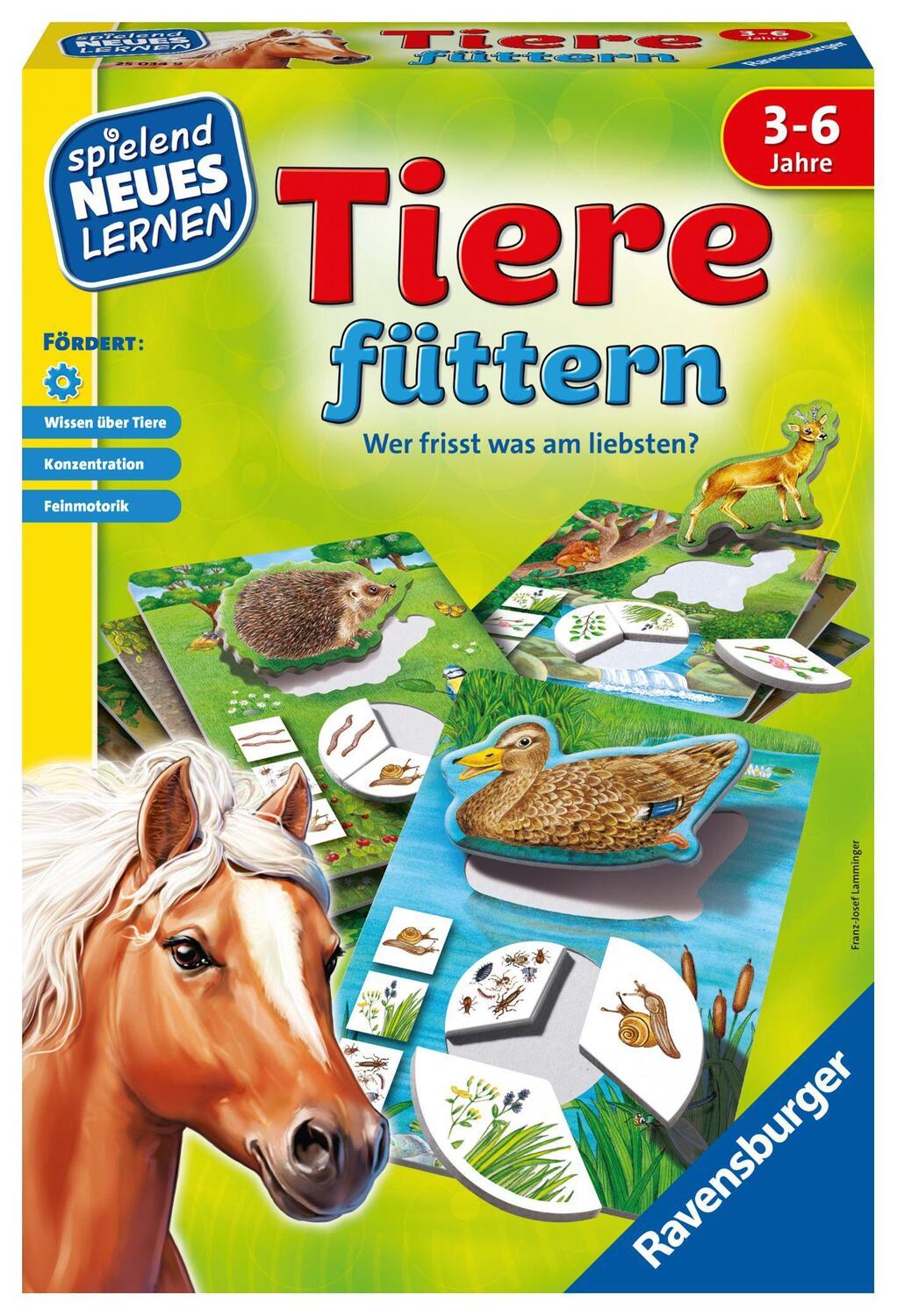 Cover: 4005556250349 | Tiere füttern | Franz-Josef Lamminger | Spiel | Deutsch | 2018