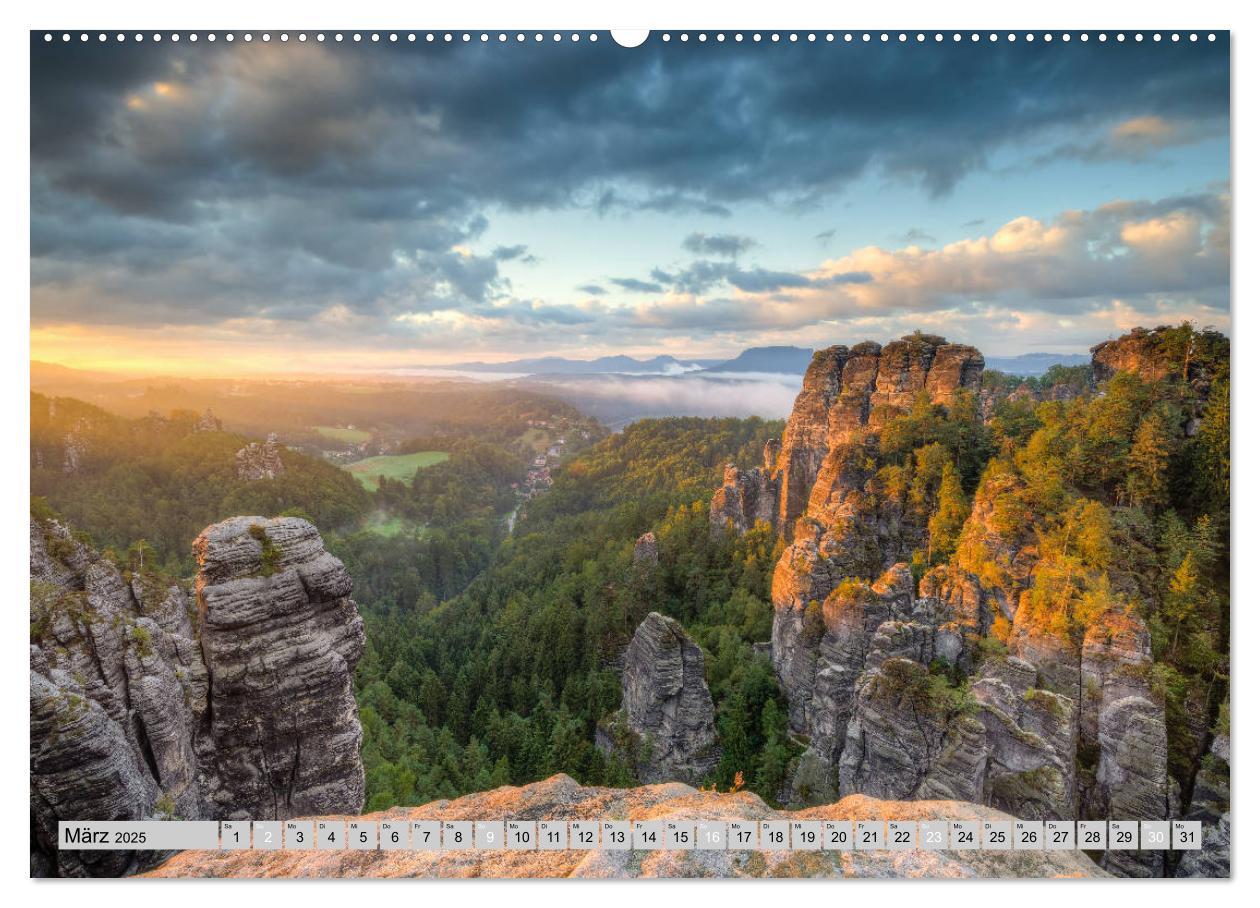 Bild: 9783435127856 | Wunderschöne Sächsische Schweiz (hochwertiger Premium Wandkalender...