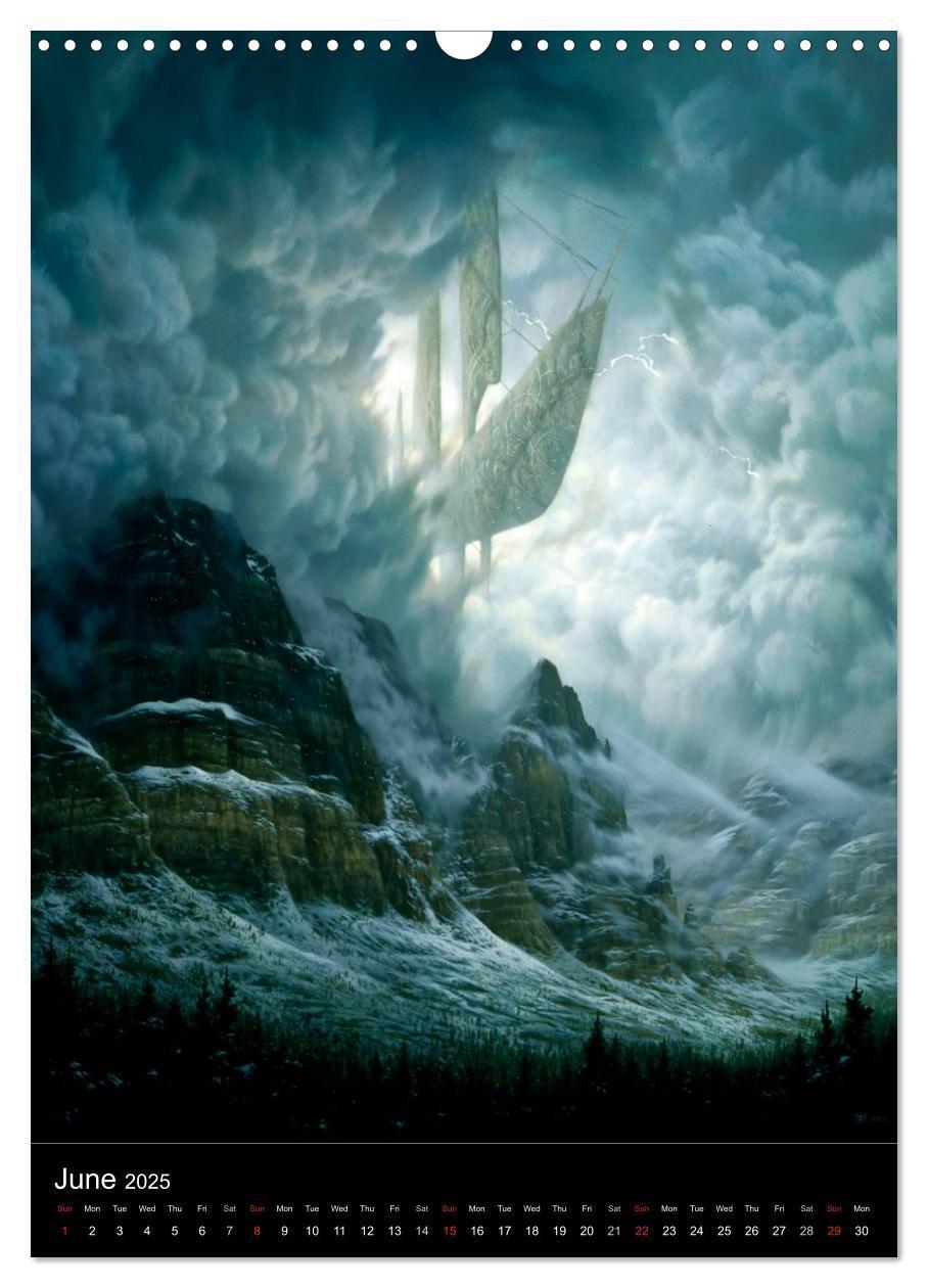 Bild: 9781325976782 | INNERSCAPES Fantasy Paintings by Christophe Vacher (Wall Calendar...