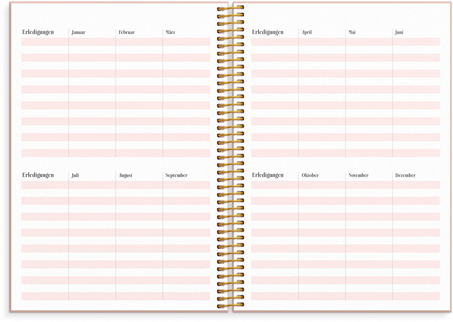 Bild: 7340188003657 | Burde Life Planner Pink Kalender 2025 | Terminplaner für 2025 | Buch