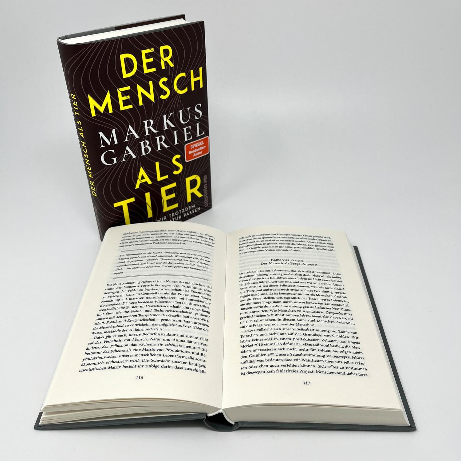 Bild: 9783550201172 | Der Mensch als Tier | Markus Gabriel | Buch | 350 S. | Deutsch | 2022