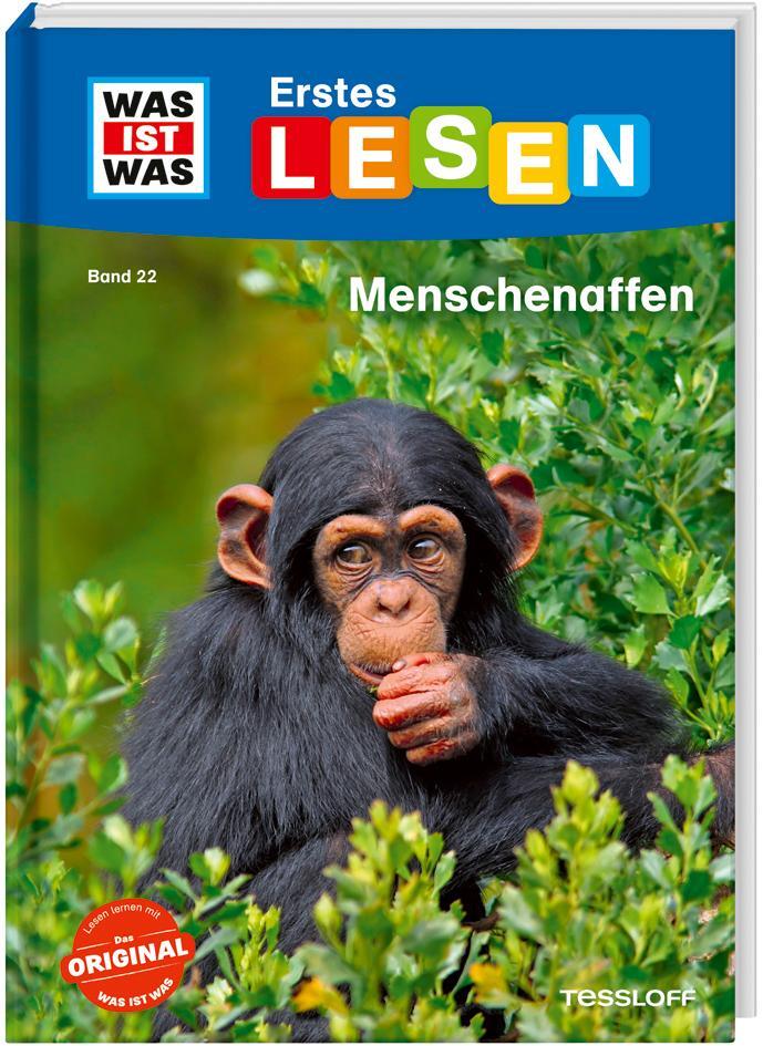 Cover: 9783788676780 | WAS IST WAS Erstes Lesen Band 22. Menschenaffen | Christina Braun