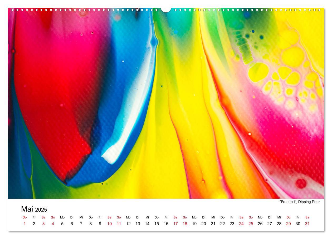 Bild: 9783435175727 | Acrylic Pouring - Faszinierende Farben und Formen (Wandkalender...