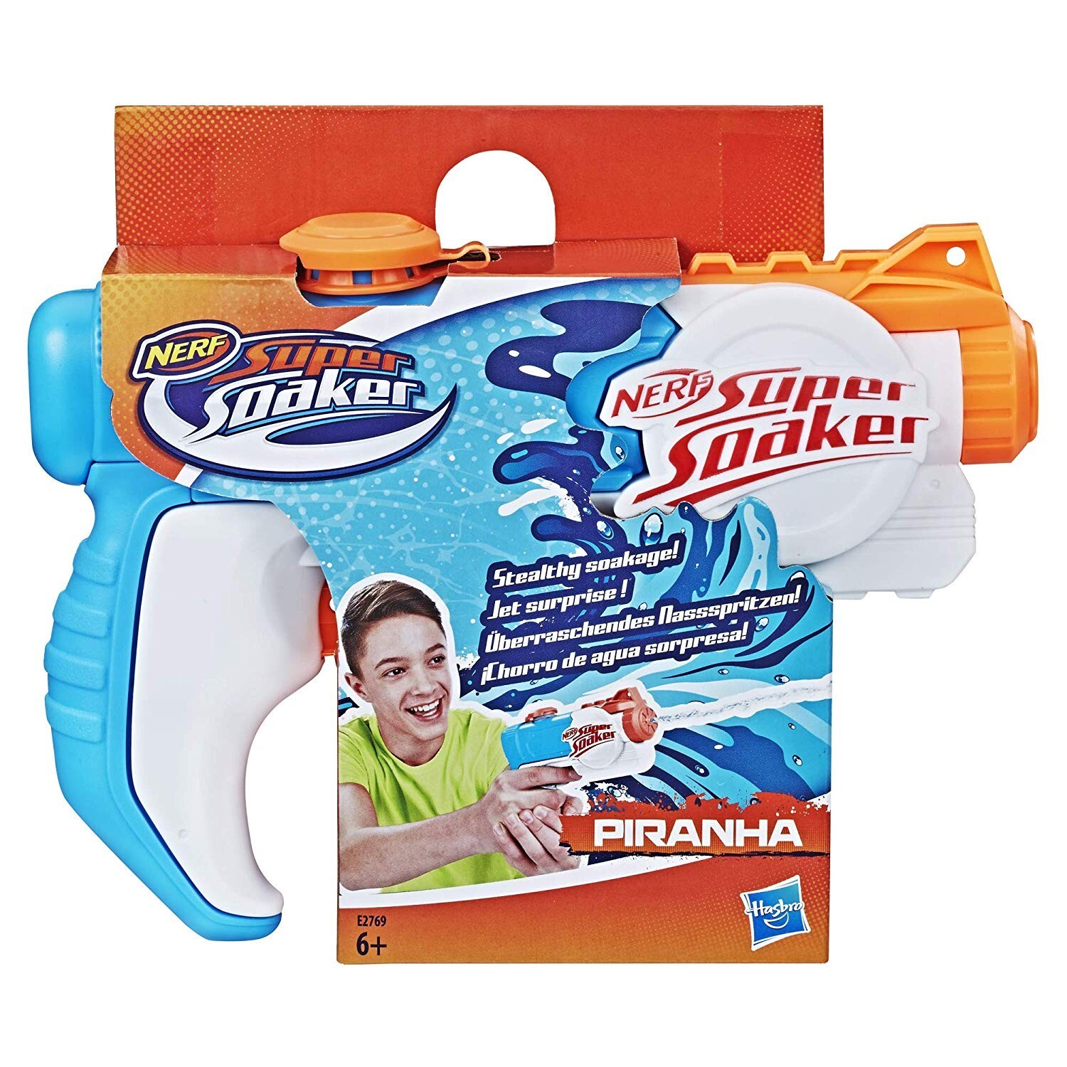 Cover: 5010993534357 | Hasbro E2769EU5 - Nerf Super Soaker Piranha, Wasserpistole, 177 ml