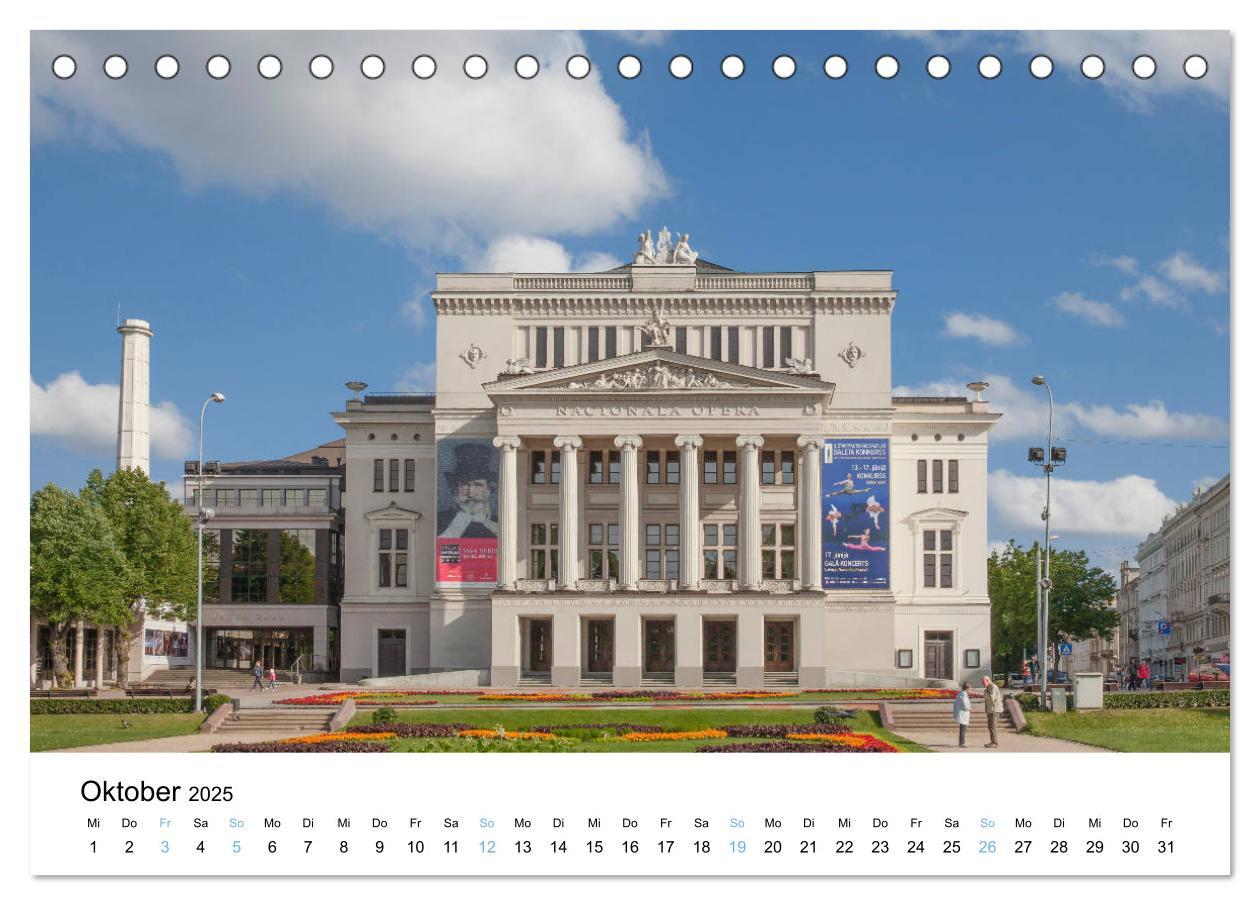 Bild: 9783435377442 | Riga - Metropole des Baltikums (Tischkalender 2025 DIN A5 quer),...