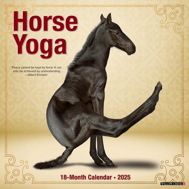 Cover: 9781549243370 | Horse Yoga 2025 12 X 12 Wall Calendar | Willow Creek Press | Kalender