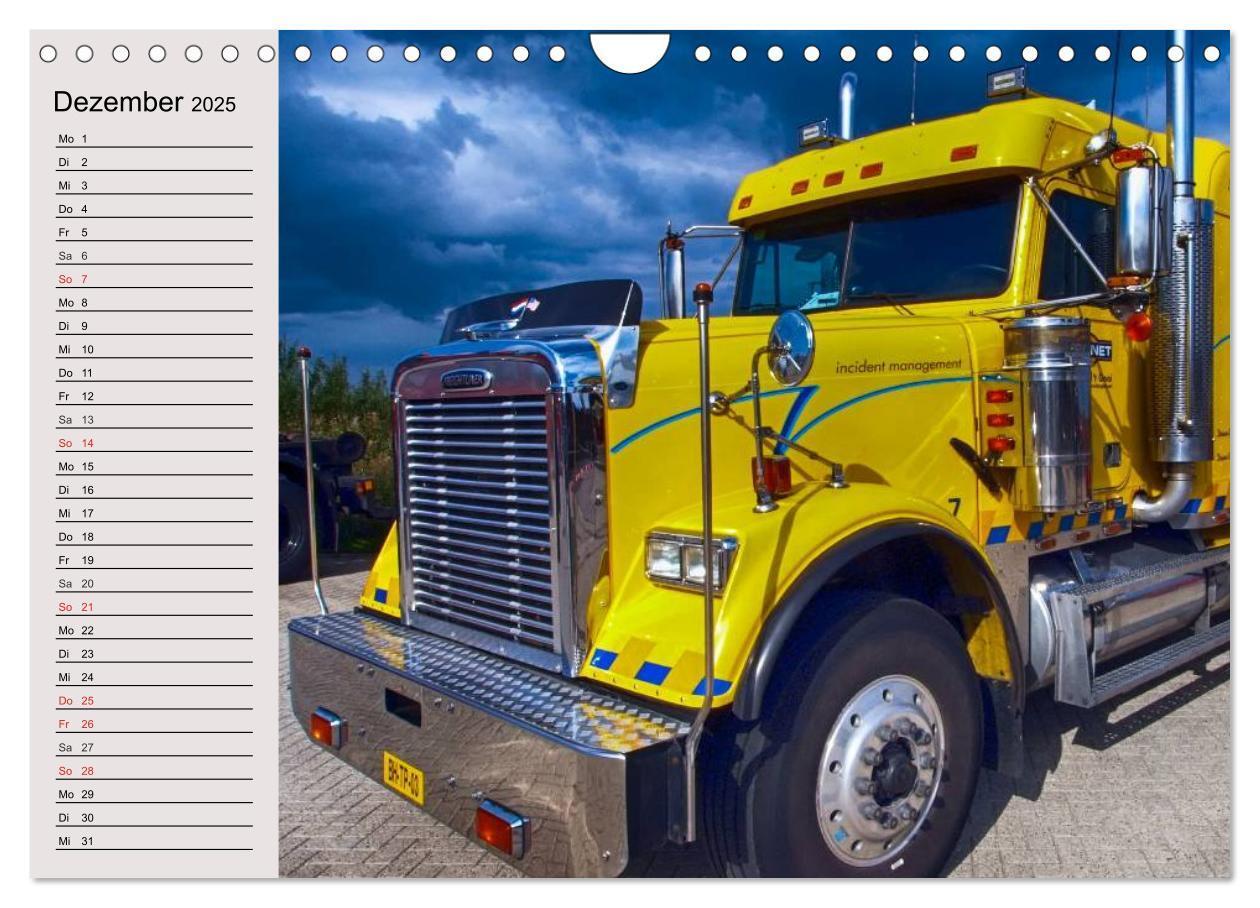 Bild: 9783435484430 | US-Trucks. Faszination Langhauber (Wandkalender 2025 DIN A4 quer),...