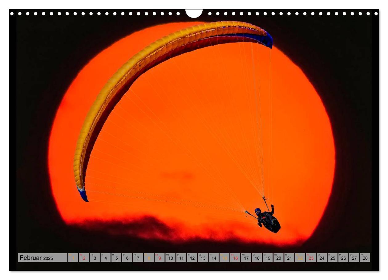 Bild: 9783435591367 | Frei sein - Paragliding (Wandkalender 2025 DIN A3 quer), CALVENDO...