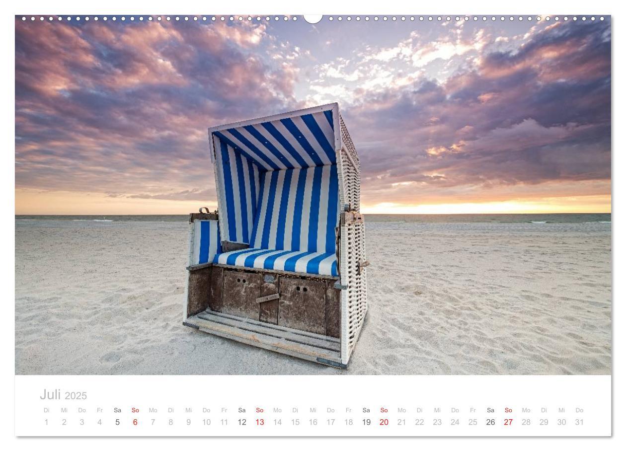 Bild: 9783435590674 | Sehnsucht Sylt (Wandkalender 2025 DIN A2 quer), CALVENDO...