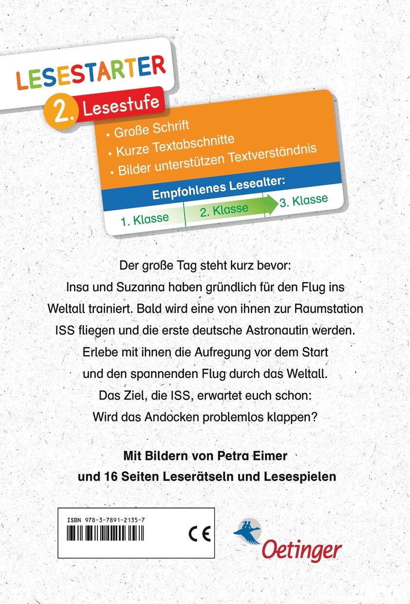 Rückseite: 9783789121357 | Abenteuer Raketenstart | Lesestarter. 2. Lesestufe | Buch | 64 S.