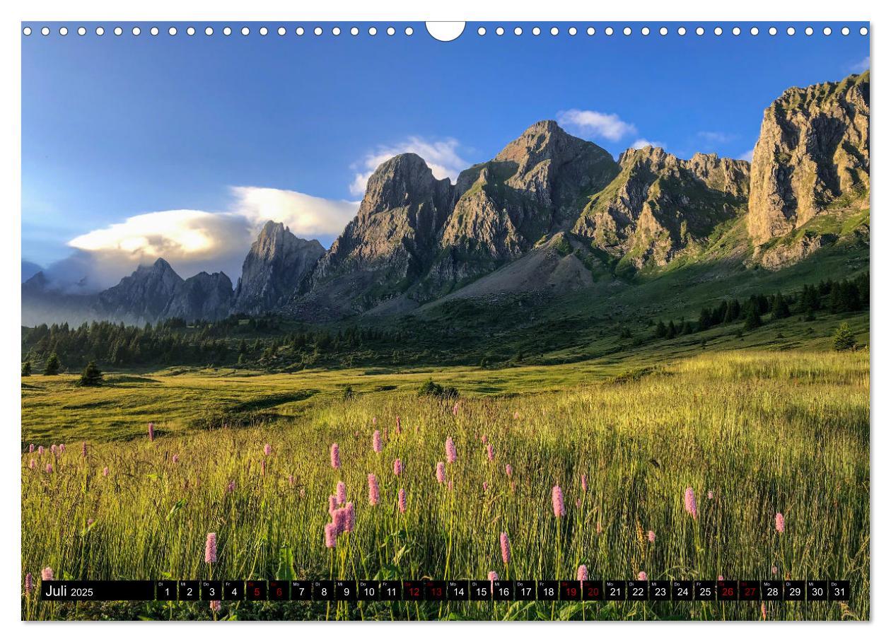 Bild: 9783435098965 | Alpen - Schweiz und Vorarlberg (Wandkalender 2025 DIN A3 quer),...