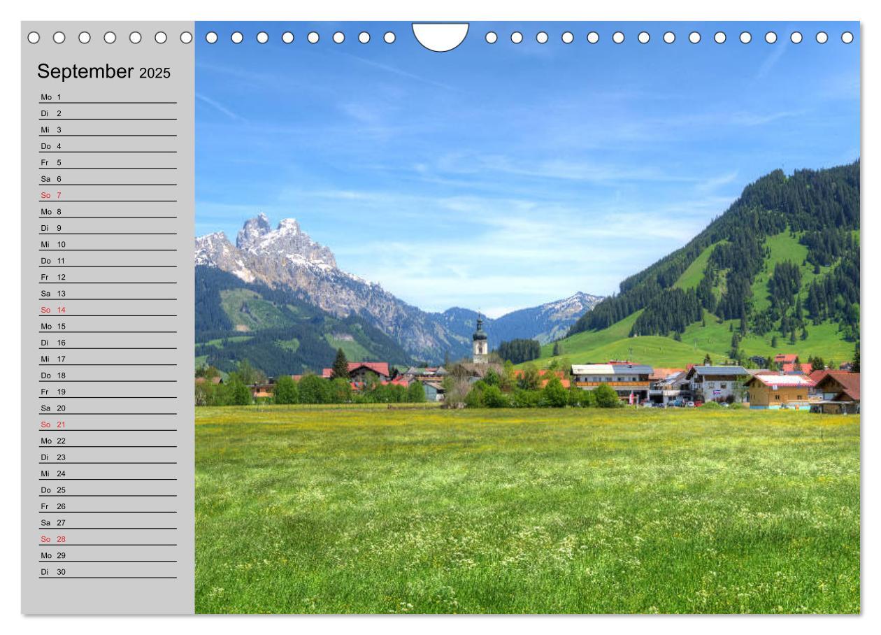 Bild: 9783435216680 | Tannheimer Tal (Wandkalender 2025 DIN A4 quer), CALVENDO...