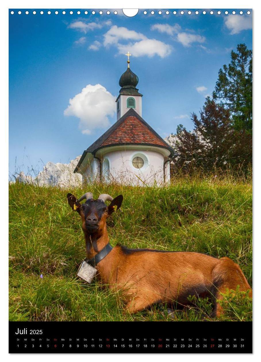 Bild: 9783457041741 | Bergblicke - Mittenwald (Wandkalender 2025 DIN A3 hoch), CALVENDO...