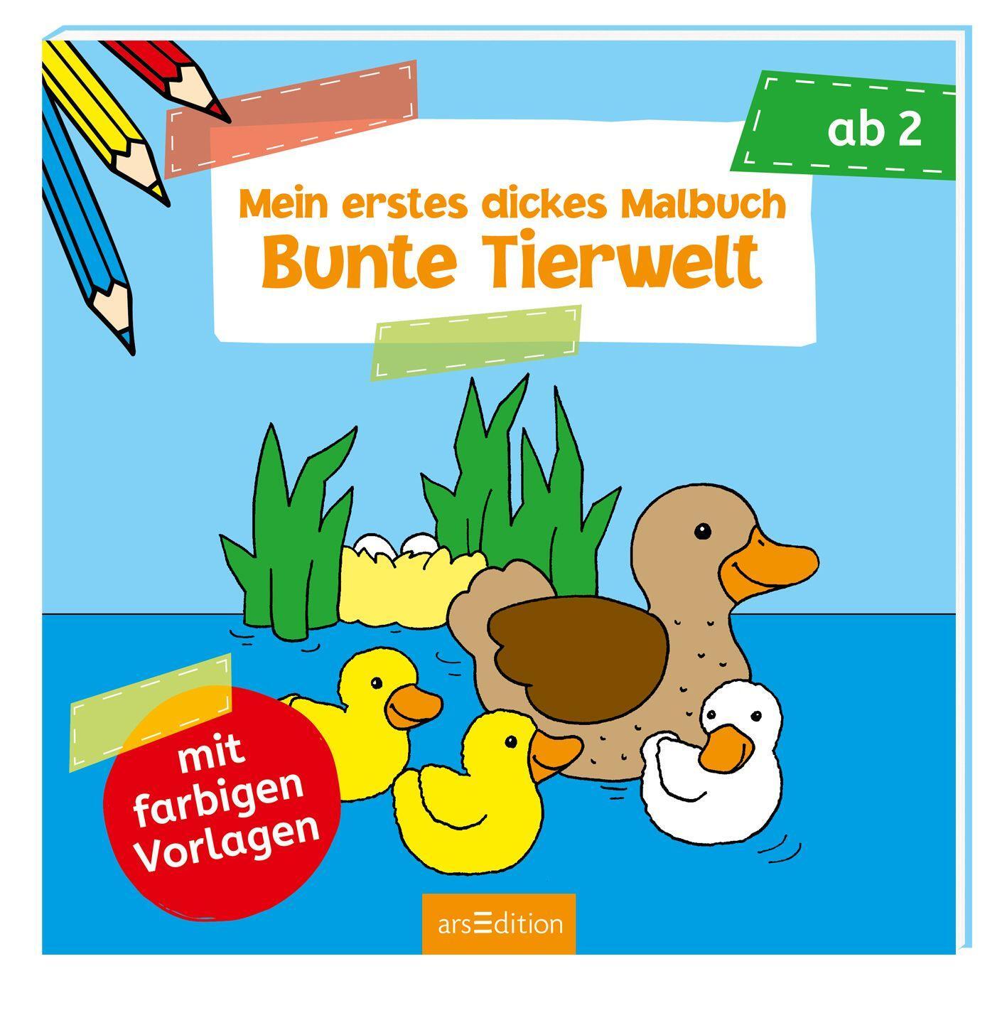 Cover: 9783845809434 | Mein erstes dickes Malbuch Bunte Tierwelt | Taschenbuch | Deutsch