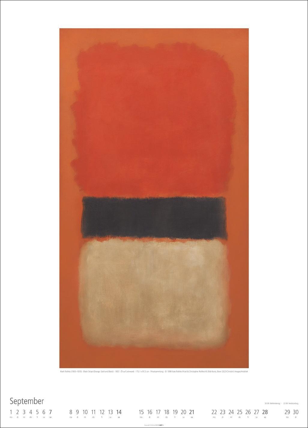 Bild: 9783839900062 | Mark Rothko Kalender 2025 | Kalender | Spiralbindung | 14 S. | Deutsch