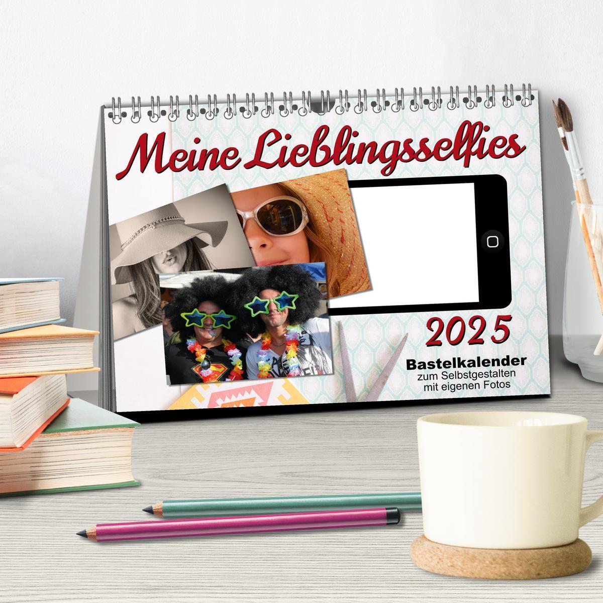 Bild: 9783435033607 | Meine Lieblingsselfies (Tischkalender 2025 DIN A5 quer), CALVENDO...