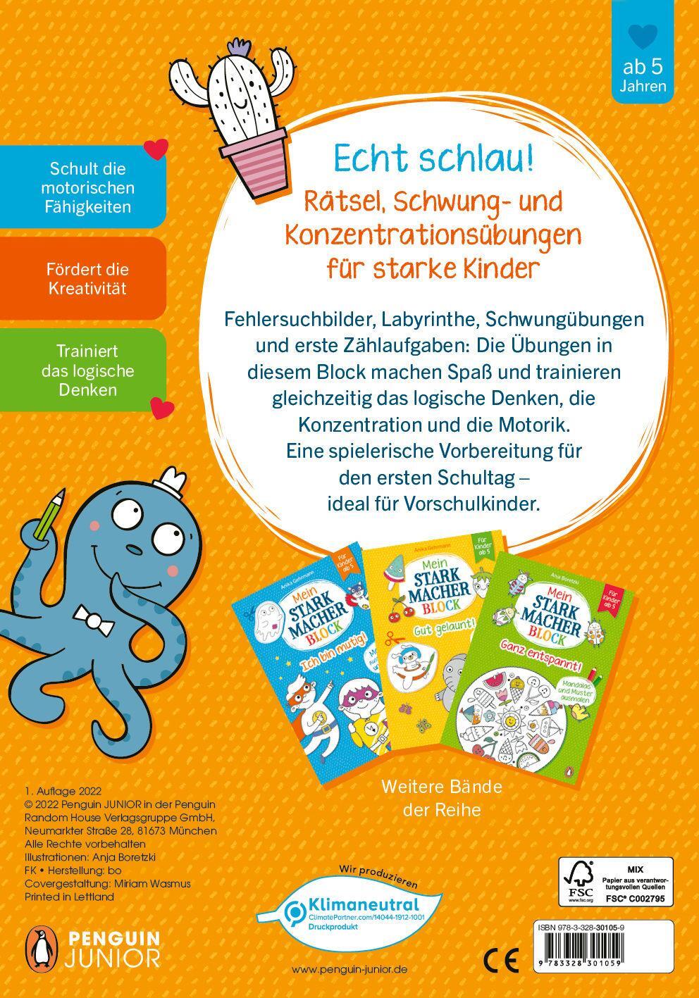 Bild: 9783328301059 | Mein Starkmacher-Block - Echt schlau! | Anja Boretzki | Buch | 64 S.