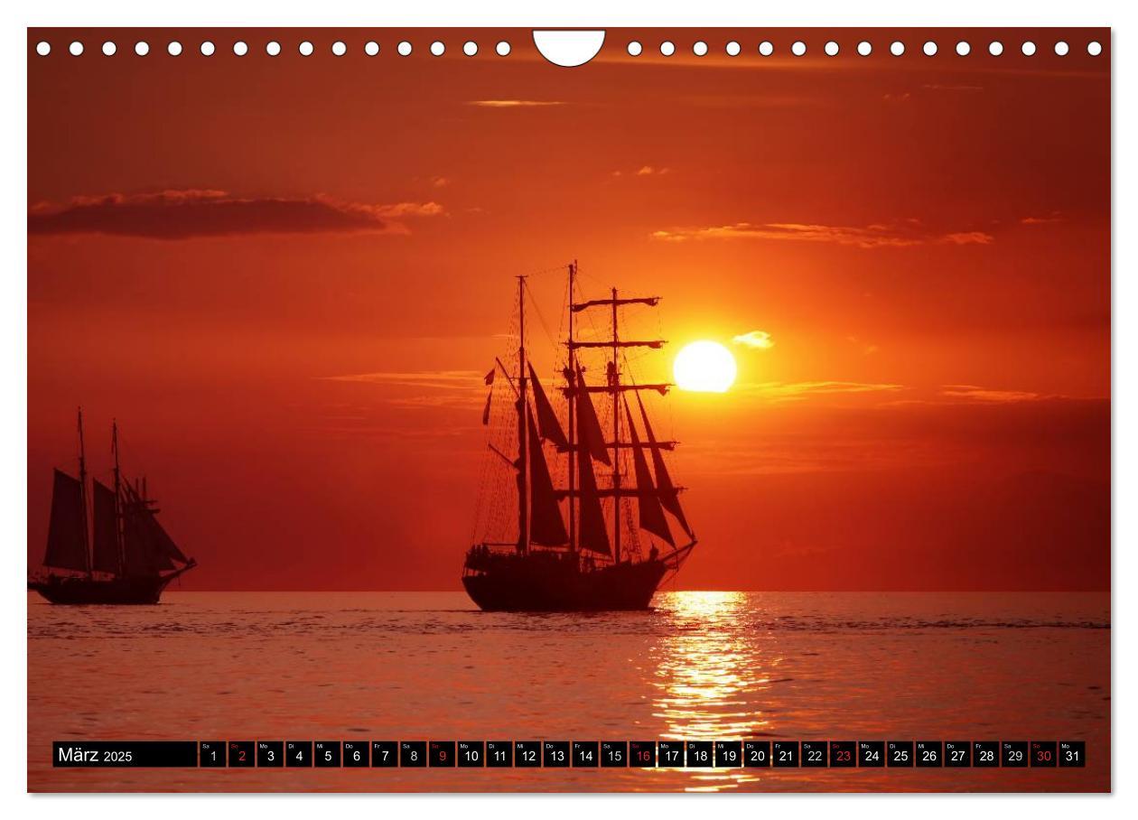 Bild: 9783435781263 | Hanse Sail (Wandkalender 2025 DIN A4 quer), CALVENDO Monatskalender