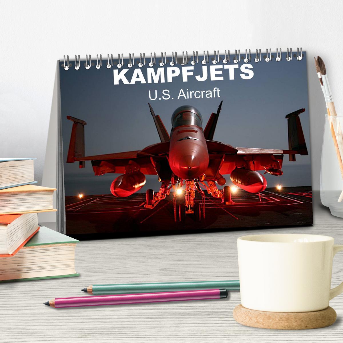 Bild: 9783435727018 | Kampfjets ¿ U.S. Aircraft (Tischkalender 2025 DIN A5 quer),...