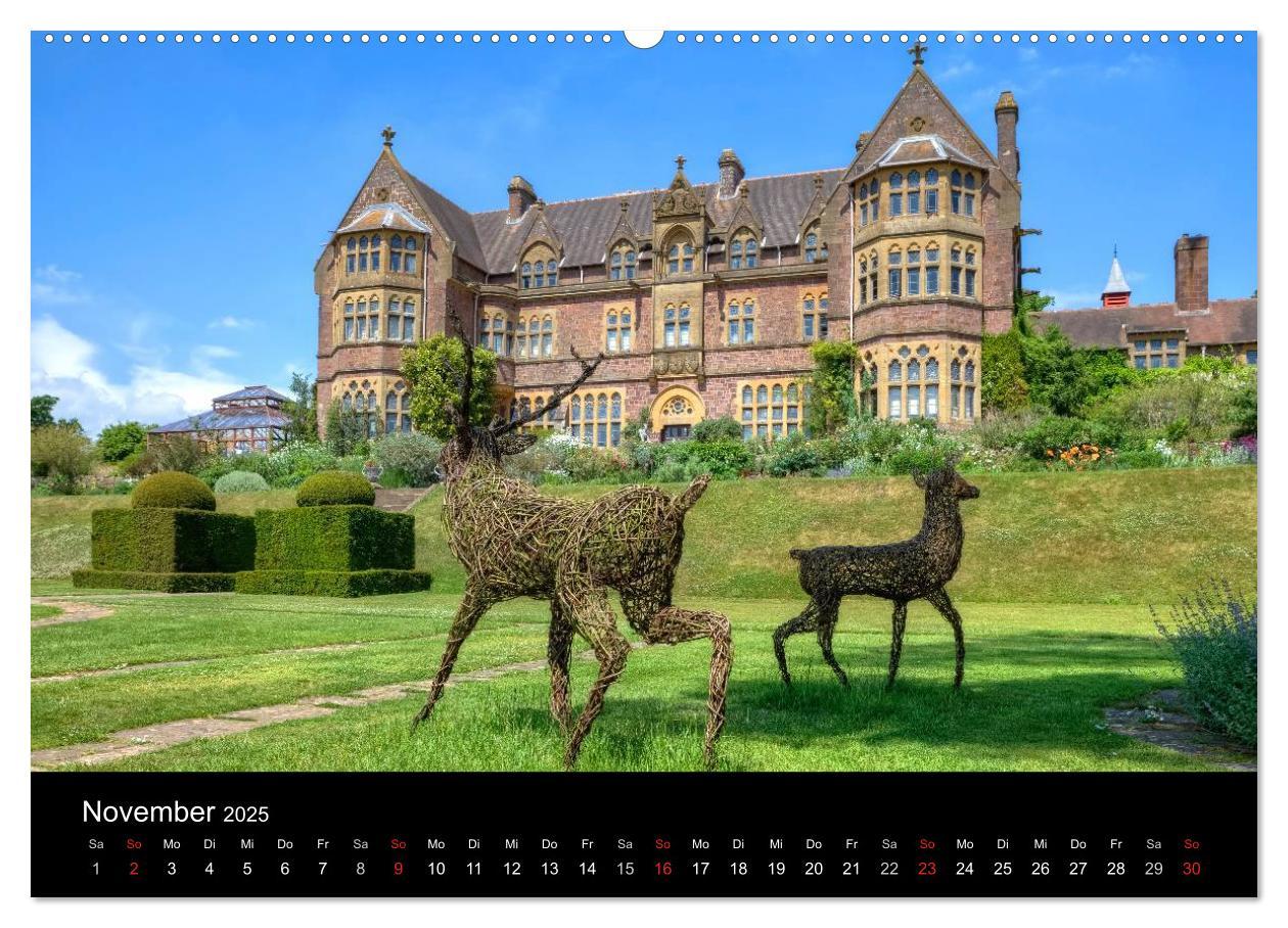 Bild: 9783435692040 | Englische Herrenhäuser (Wandkalender 2025 DIN A2 quer), CALVENDO...