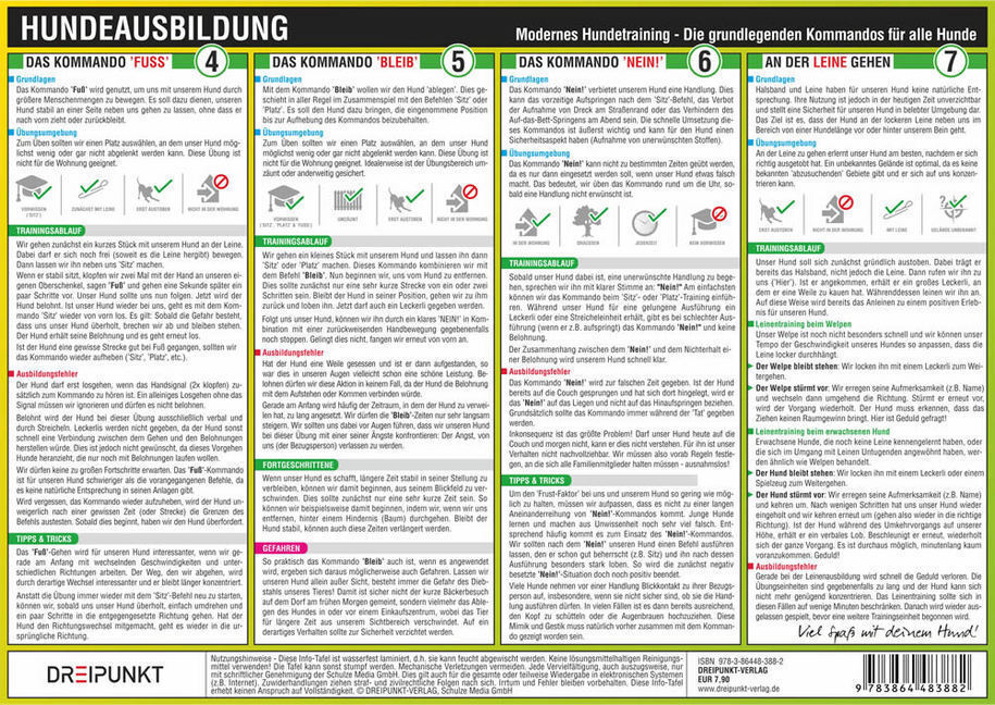 Bild: 9783864483882 | Hundeausbildung, Info-Tafel | Michael Schulze | Stück | 2015