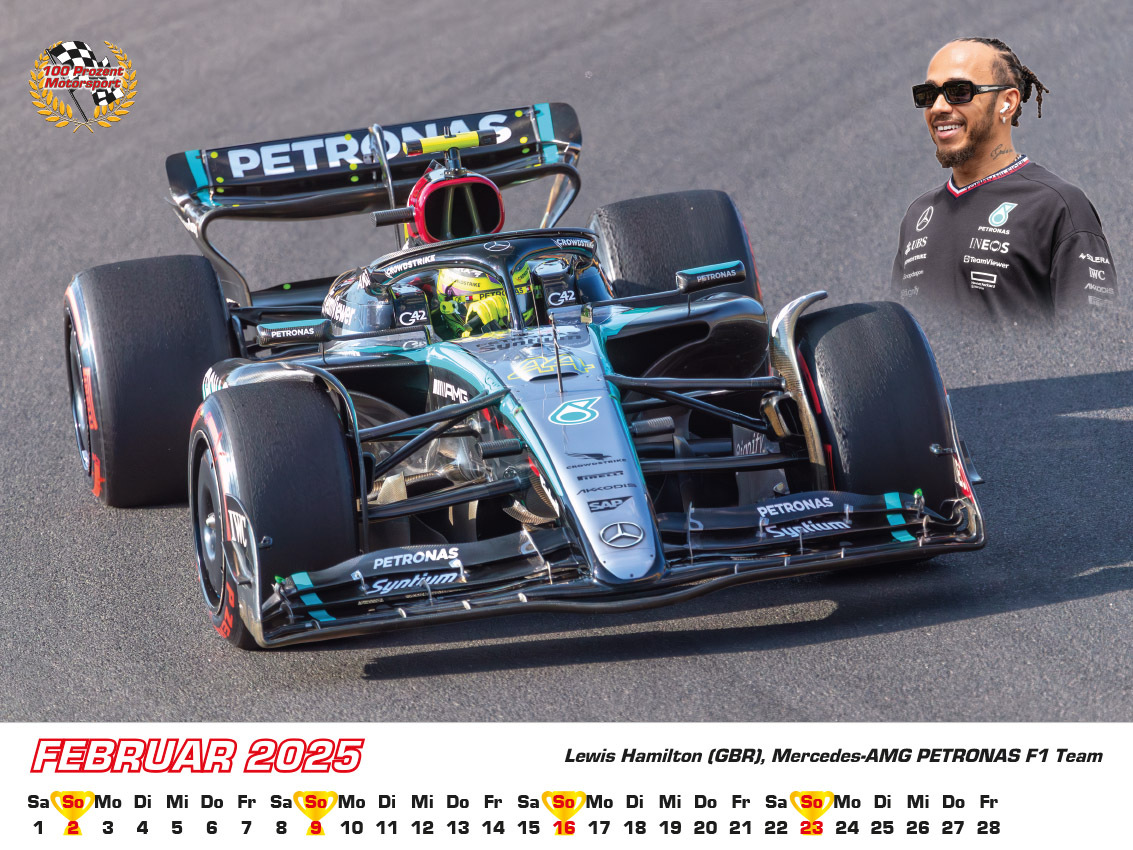 Bild: 9783948794675 | Formel 1 Kalender 2025 | Frank Pommer | Kalender | Deutsch | 2025