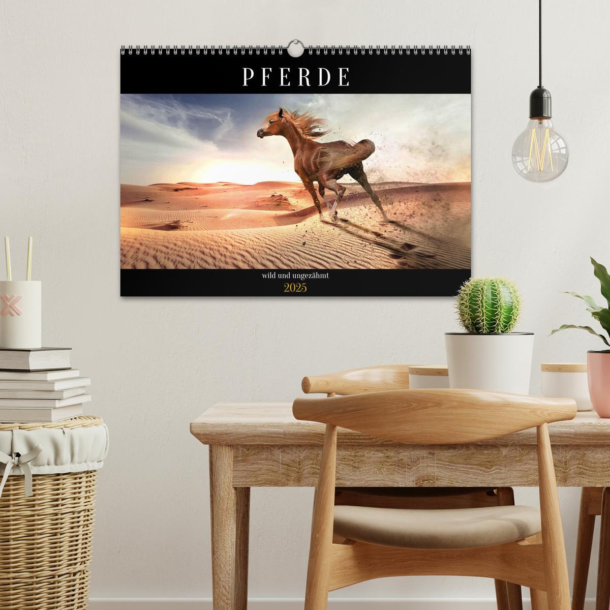 Bild: 9783383922749 | Pferde - wild und ungezähmt (Wandkalender 2025 DIN A3 quer),...