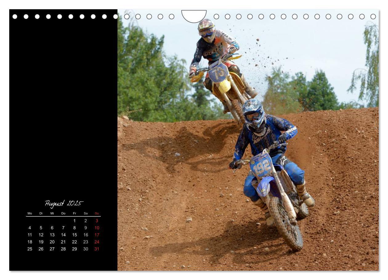 Bild: 9783435791514 | Motocross (Wandkalender 2025 DIN A4 quer), CALVENDO Monatskalender