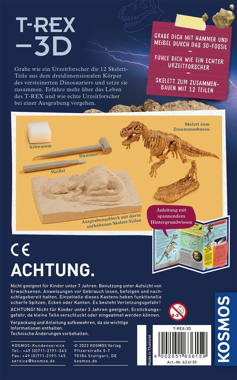 Bild: 4002051636159 | T-REX - 3D | Experimentierkasten | Spiel | Deutsch | 2022 | Kosmos