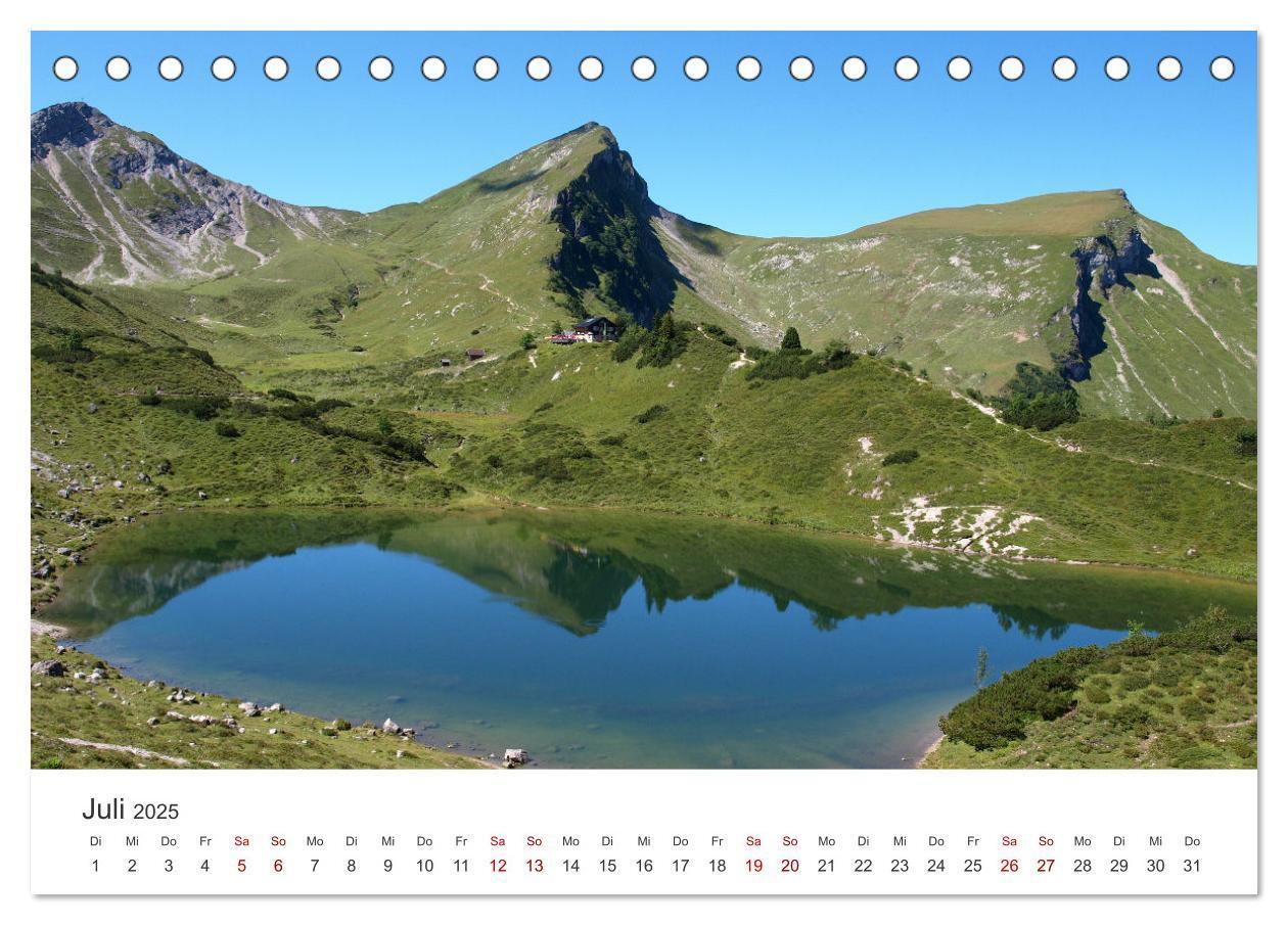 Bild: 9783383988691 | Bergerlebnisse im Tannheimer Tal (Tischkalender 2025 DIN A5 quer),...