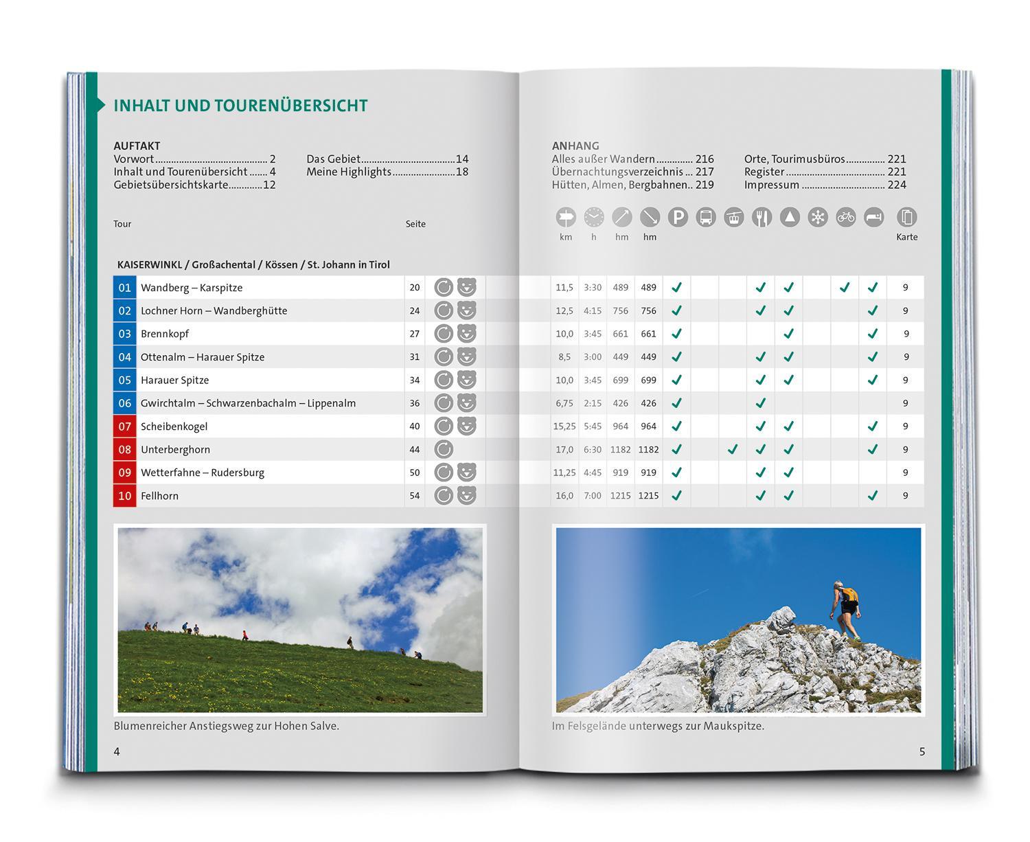 Bild: 9783991216070 | KOMPASS Wanderführer Kaisergebirge, 60 Touren | Walter Theil | Buch