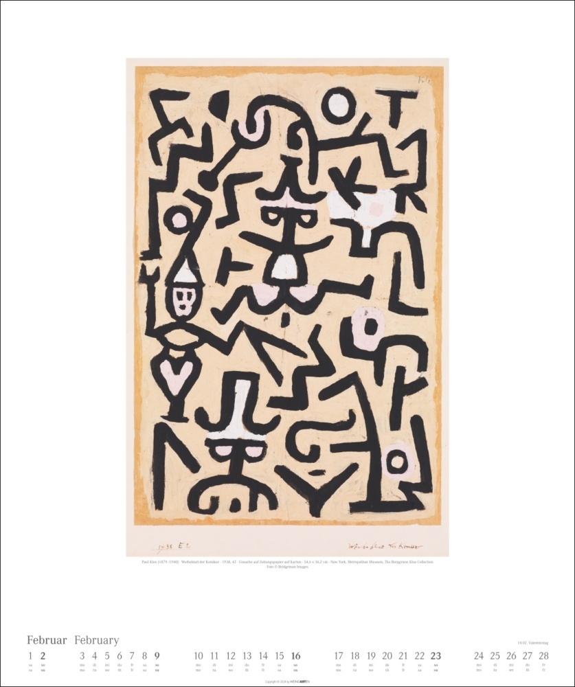 Bild: 9783839900093 | Paul Klee Kalender 2025 | Paul Klee | Kalender | Spiralbindung | 14 S.