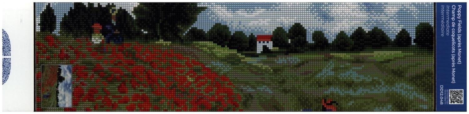 Cover: 4895225913138 | DIAMOND DOTZ - Diamond Painting Poppy Fields (Monet) | Stück | 2591313