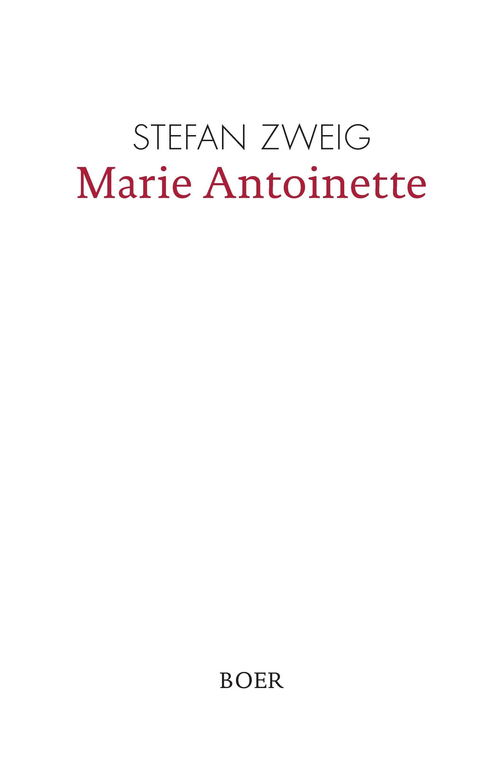 Cover: 9783946619093 | Marie Antoinette | Bildnis eines mittleren Charakters | Stefan Zweig