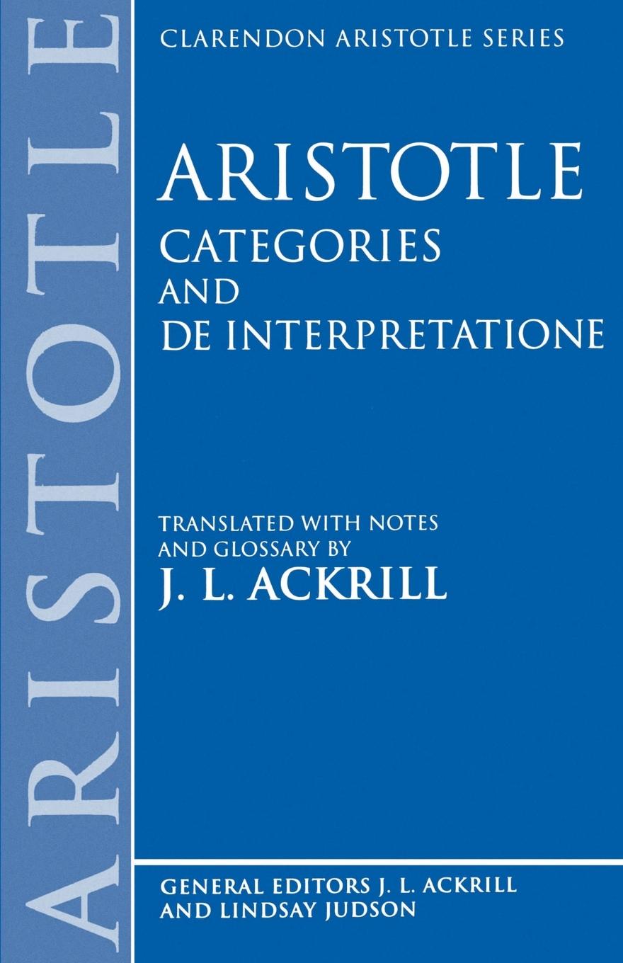 Cover: 9780198720867 | Aristotle Categories and de Interpretatione | Aristotle (u. a.) | Buch