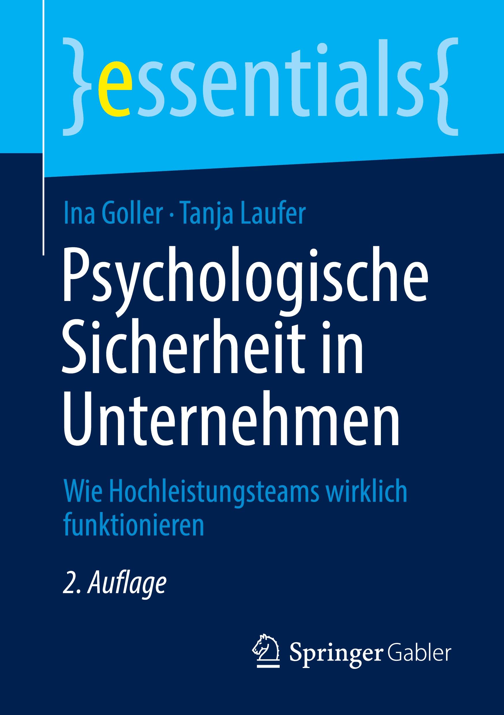 Cover: 9783658432508 | Psychologische Sicherheit in Unternehmen | Tanja Laufer (u. a.) | Buch