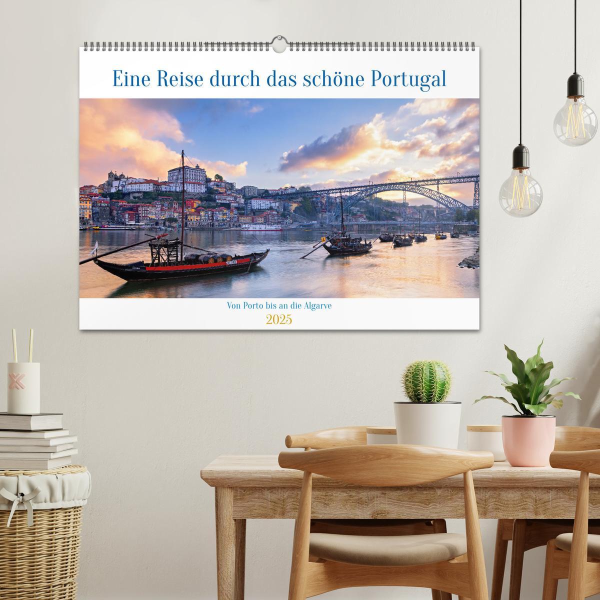 Bild: 9783383777769 | Von Porto bis an die Algarve (Wandkalender 2025 DIN A2 quer),...