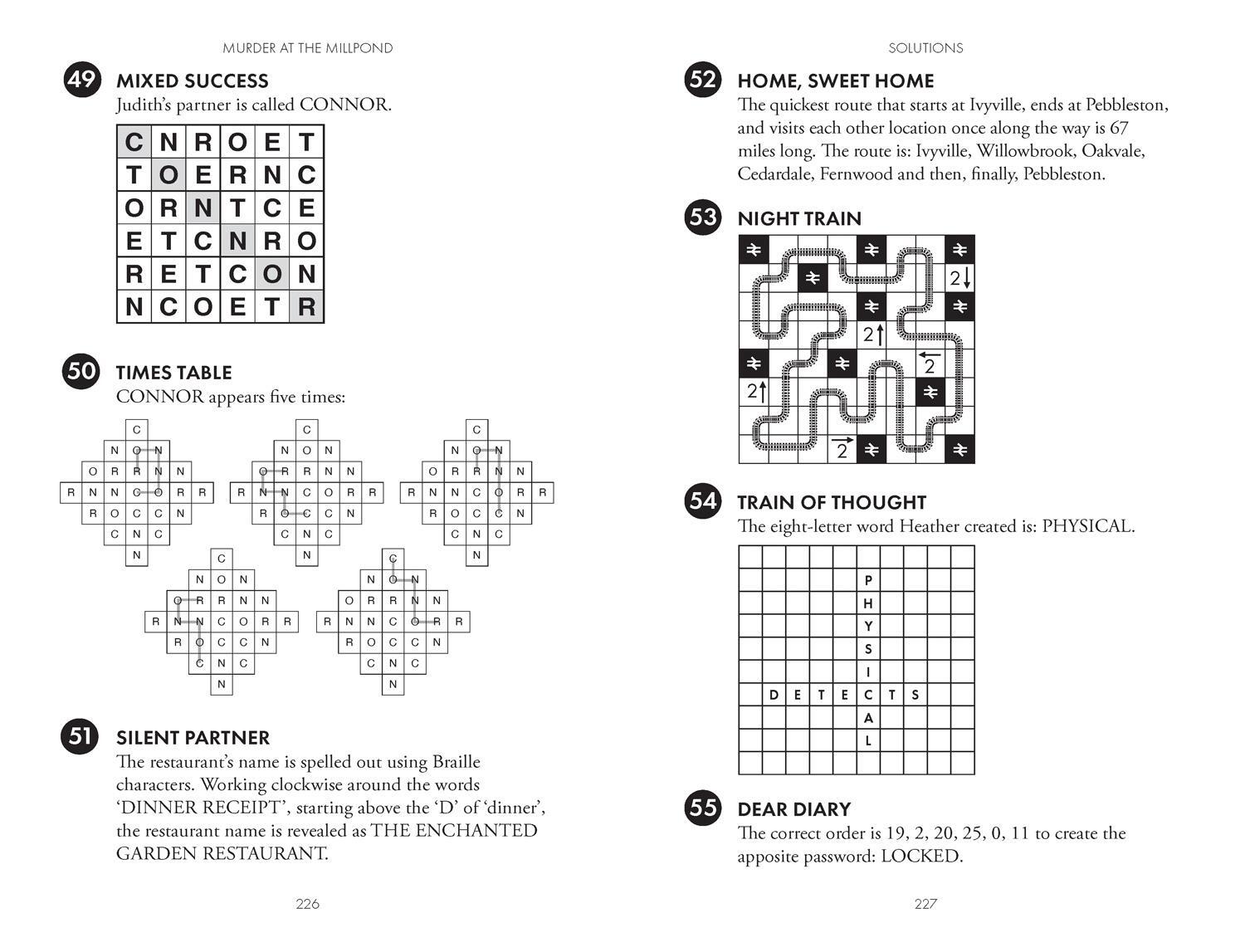 Bild: 9780008710071 | Murder at the Millpond | 100 Logic Puzzles to Solve the Murder Mystery