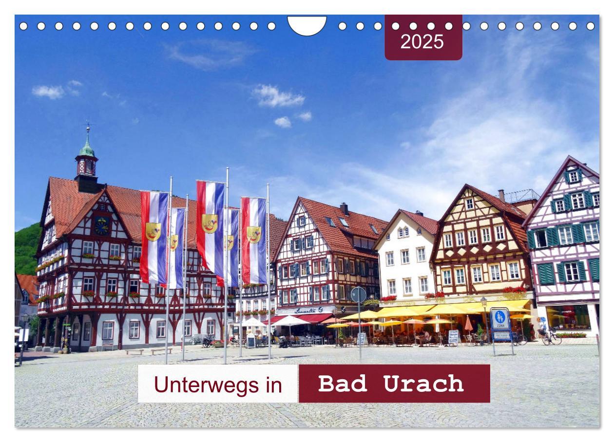 Cover: 9783435367351 | Unterwegs in Bad Urach (Wandkalender 2025 DIN A4 quer), CALVENDO...